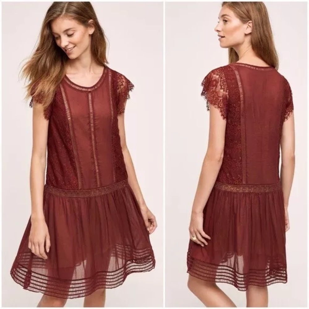 Anthropologie Floreat Sweetwater Lace Dress.